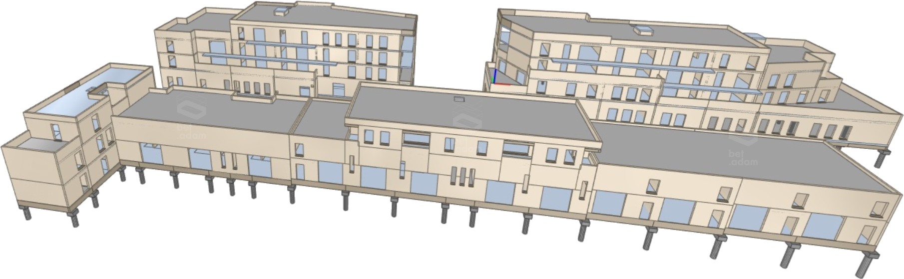 84 LGTS COLVERT AMIENS - RENDU 3D ALLPLAN