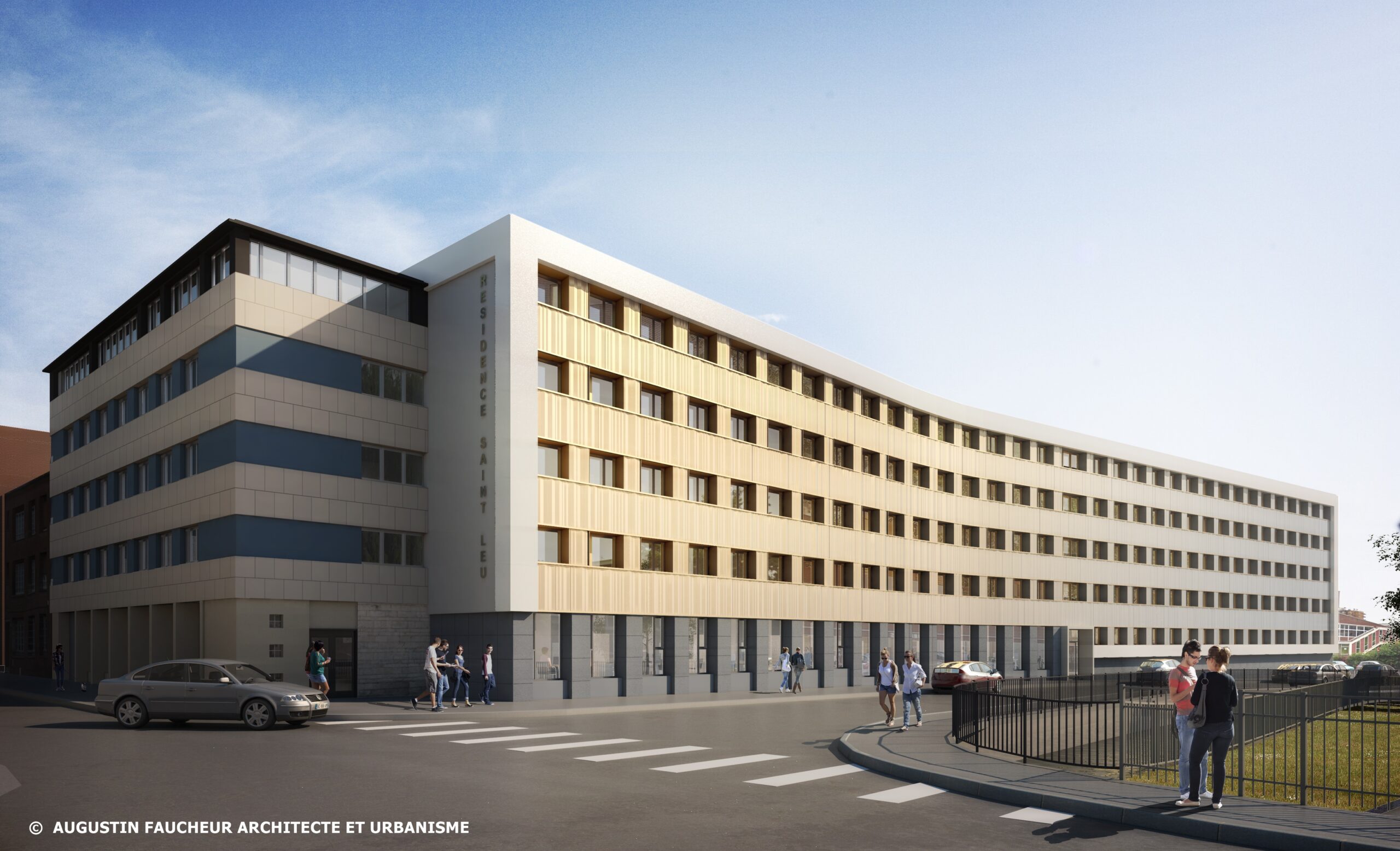 Réhabilitation résidence Saint Leu-AMIENS